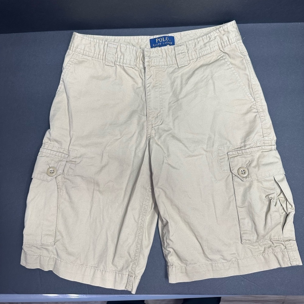 Polo by Ralph Lauren Men's Tan Cargo Shorts size 14 pre owned